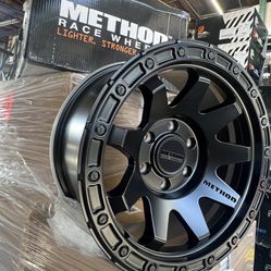 Method wheels special 317 Matte black 6x139 17” $999 Financing Available No Credit Needed 