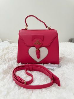 Love moschino large handbag with body strap