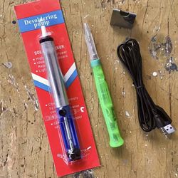 USB Soldering iron and Desoldering tool