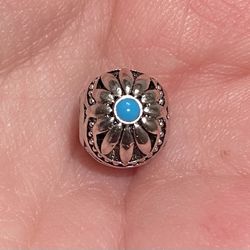 Turquoise Silver Charm 925