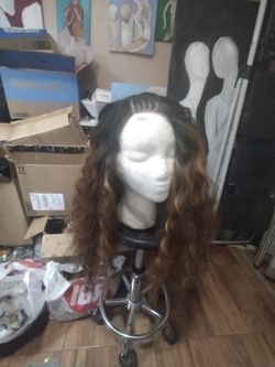 Pretty Brown Curly Wig