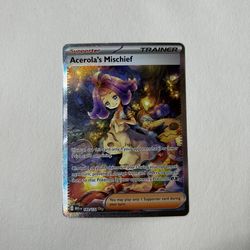 Acerola's Mischief - 183/132 - ME01: Mega Evolution (MEG) Pokemon charizard umbreon lucario