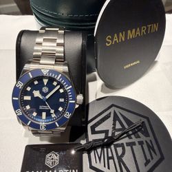 San Martin PT5000 SN0121TD Titanium Dive Watch