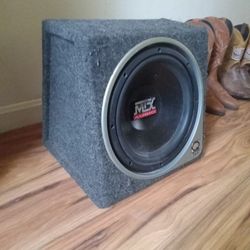 12 Mtx Audio Subwoofer Used  - Works Perfect Old School.