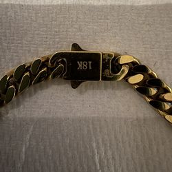 18k Gold Cuban Link Chain 