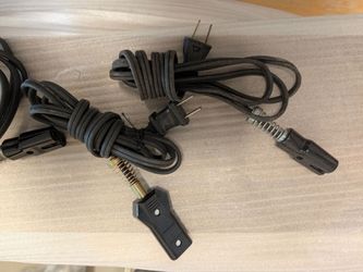 Power Cord for Vintage 1/2" Spaced 2-Pins