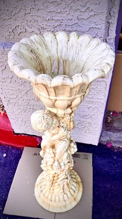 Awesome Column pot/ vase resin reinforced ceramic H34xW12 inch