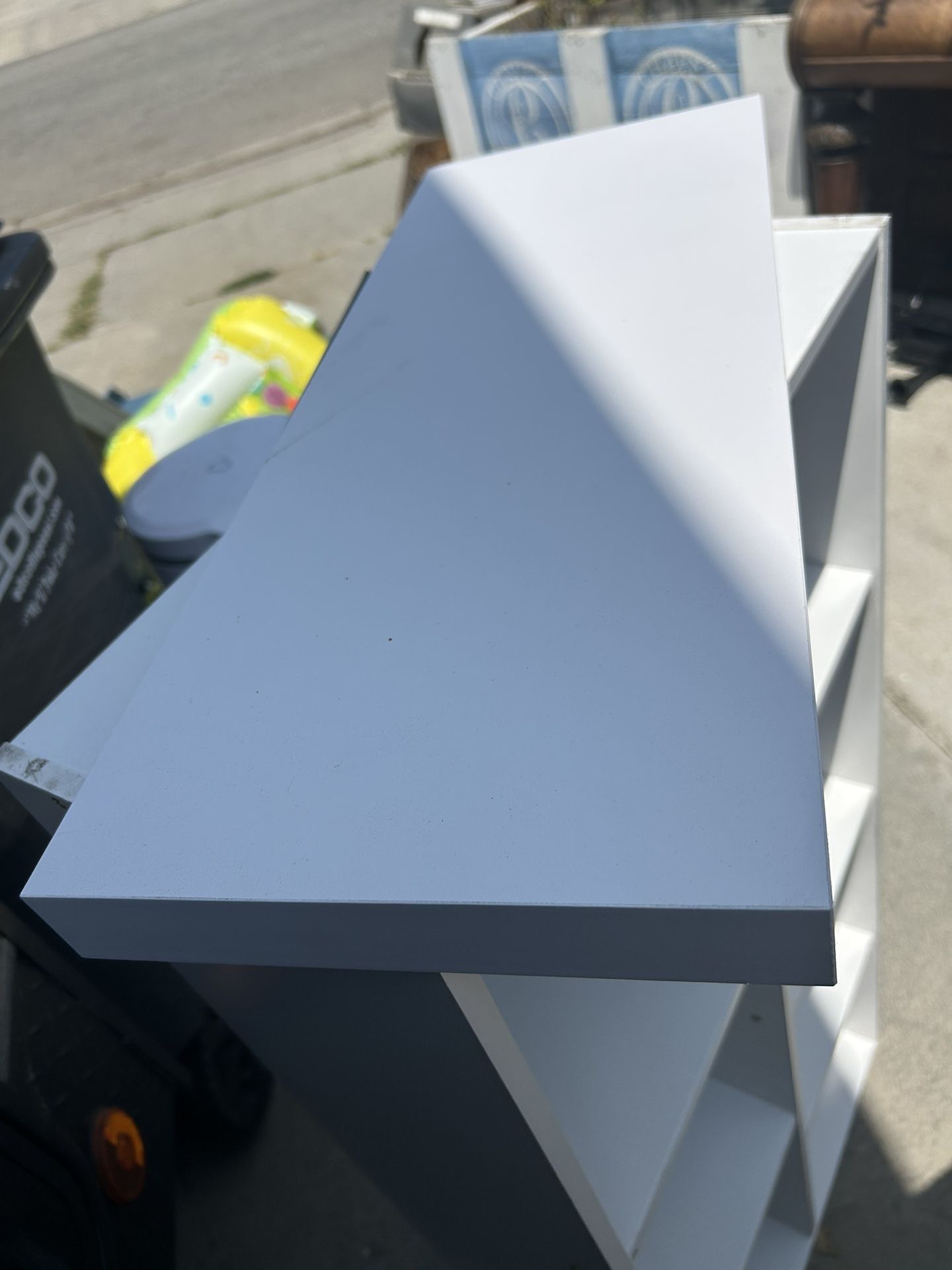 White Floating Shelf