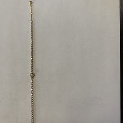 Silver With Diamonds Bracelet  For Ladies Hand
