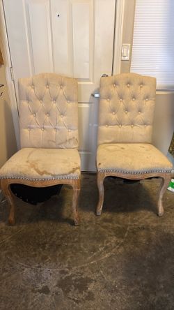 FREE - 2 high back chairs