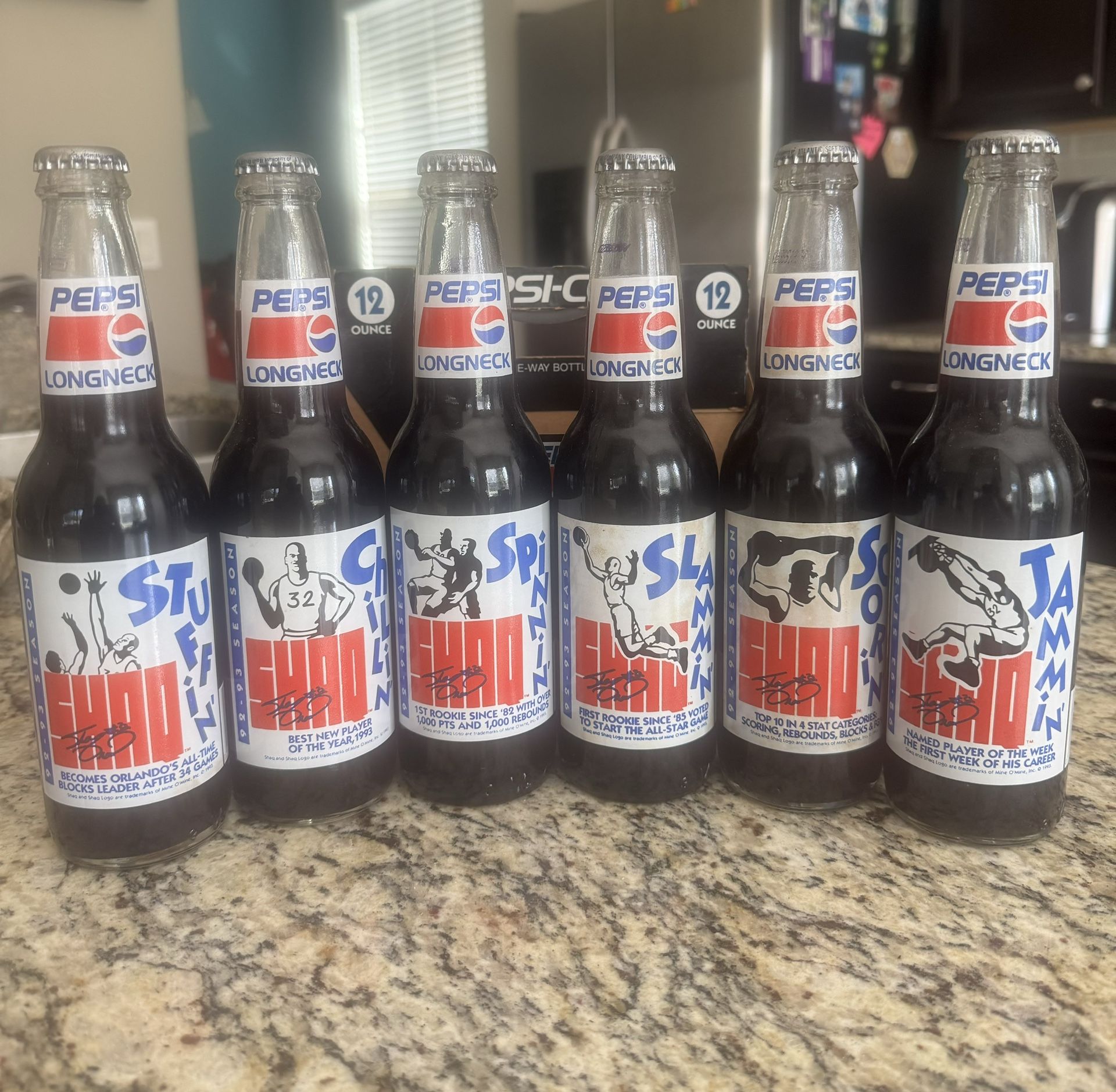 Collectors Edition Shaq Shaquille O’Neal Pepsi 6pk 1992 To 1993