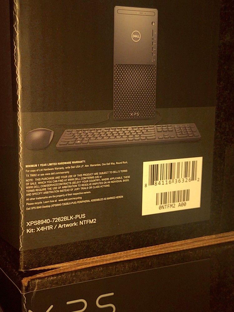 Dell XPS 8940 Tower 10th Gen Intel Core i7 10700 GeForce GTX