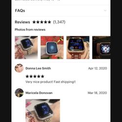 Diamond Apple Watch Cover 