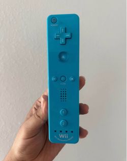 Blue Wii remote