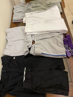 Baseball Pants Lot of (7)Pairs Youth Various Sizes: Youth small, Youth M, Youth L , YXXL and YXXXL