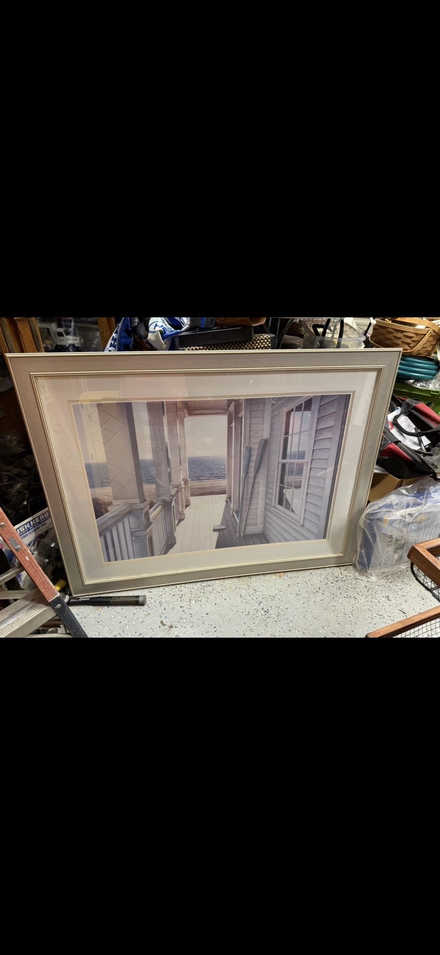 Framed art by Danial Pollens in real good shape