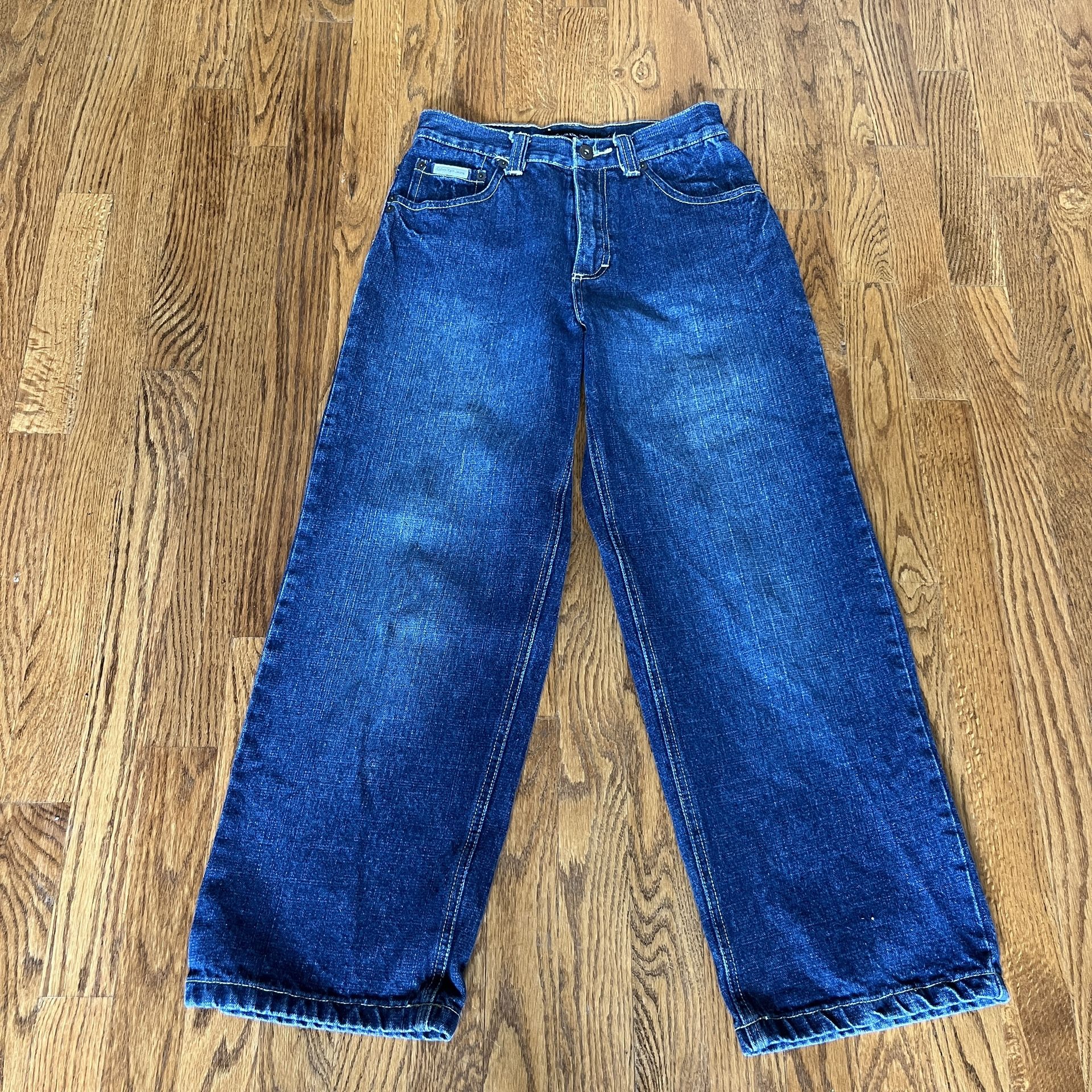 Calvin Klein Boys’ Blue Jeans – Relaxed Fit - Size 12