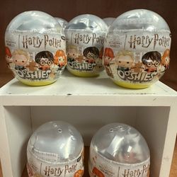 Ooshies Collectibles Harry Potter Lot Of 7 Sealed Capsules Wizarding World New
