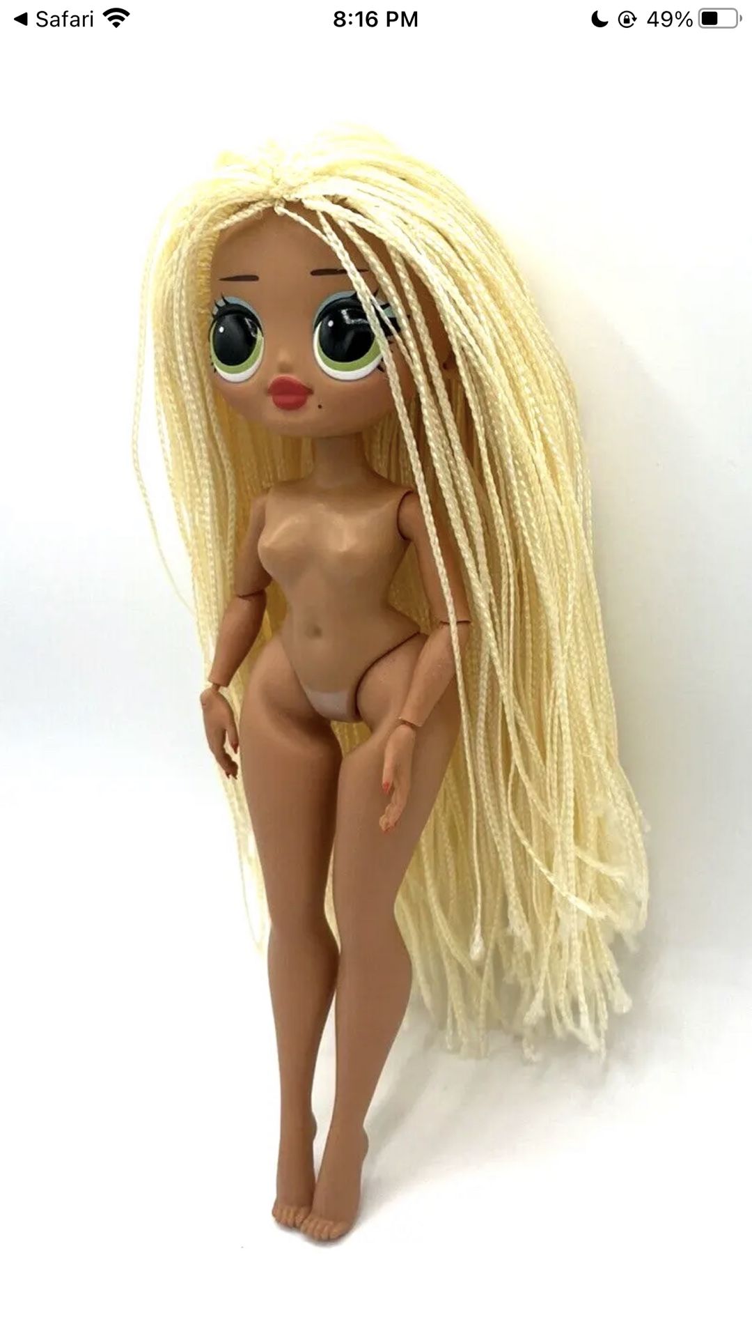 LOL Surprise! OMG Swag Fashion Doll 9" With Dress Big Sister Long Blonde Braided Hair