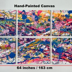 Hand-Painted Canvas - not a digital print!