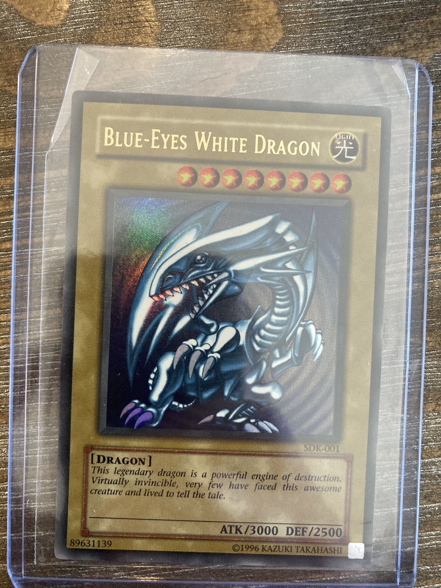 1996 Limited Edition Red Eyes Black Dragon Yu-Gi-Oh Card Mint Condition