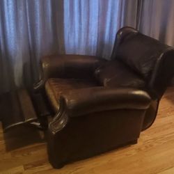 Tobacco Leather Sofa Bernhardt Recliner Chair