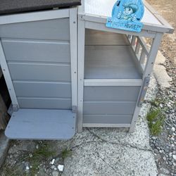 Wood Cat House Super Cute $60