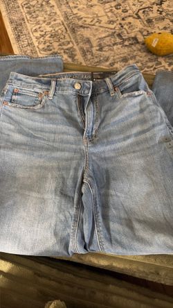 American Eagle super high rise stretch jeans