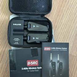 NUX B-5RC 2.4Ghz Wireless Electric Guitar & Bass System