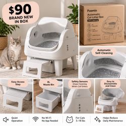 PetPivot AutoScooper 12 Lite Self-Cleaning Cat Litter Box