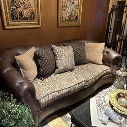 Leather Couch Set 