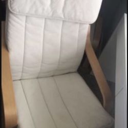 White Chair And Bench