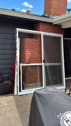 Free sliding door 6’x82”
