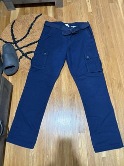 Navy cargo pants