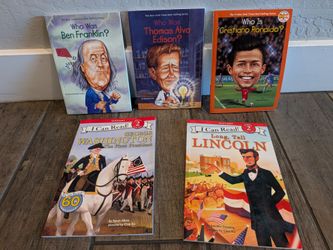 Set of 5 Children's History Biography Books