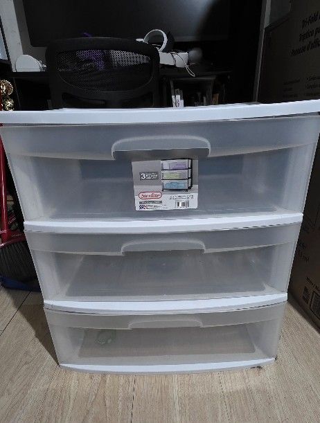 3 Plastic Drawer