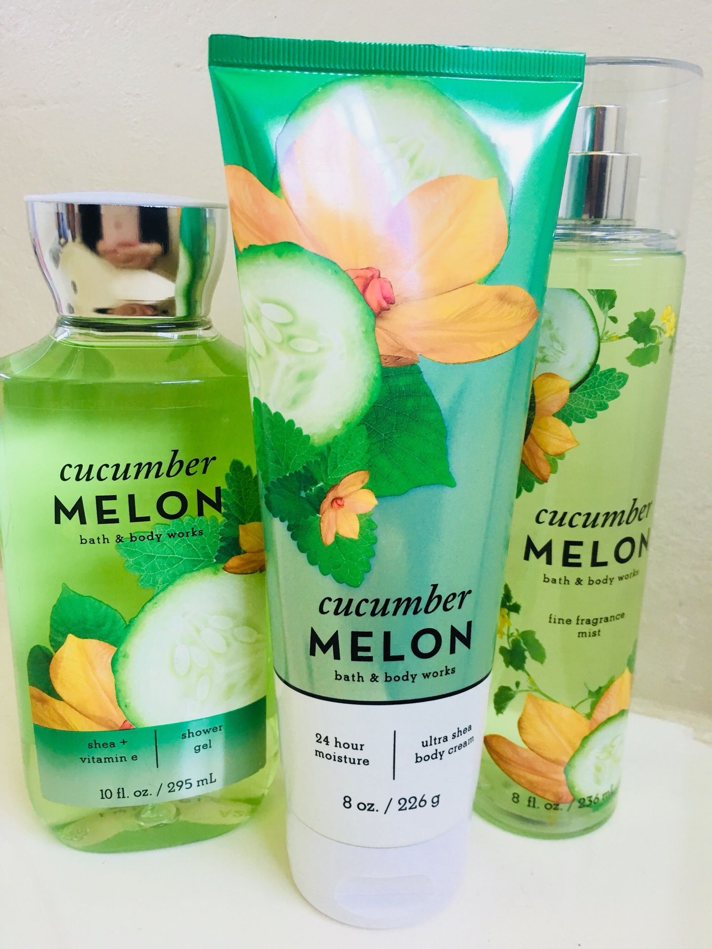 New! Bath&body works 🥒CUCUMBER MELON 🍈 set of 3