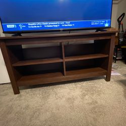 TV Stand With Shelves 