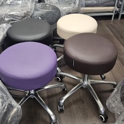 New DR.LOMILOMI Rolling Stool – Adjustable Height – $50
