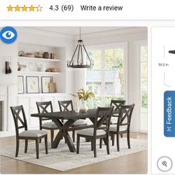 Westen 7 Piece Dining Set (New In Box)
