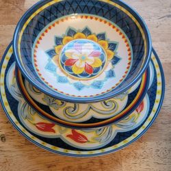 12-Pc. Melamine Dinnerware Set
