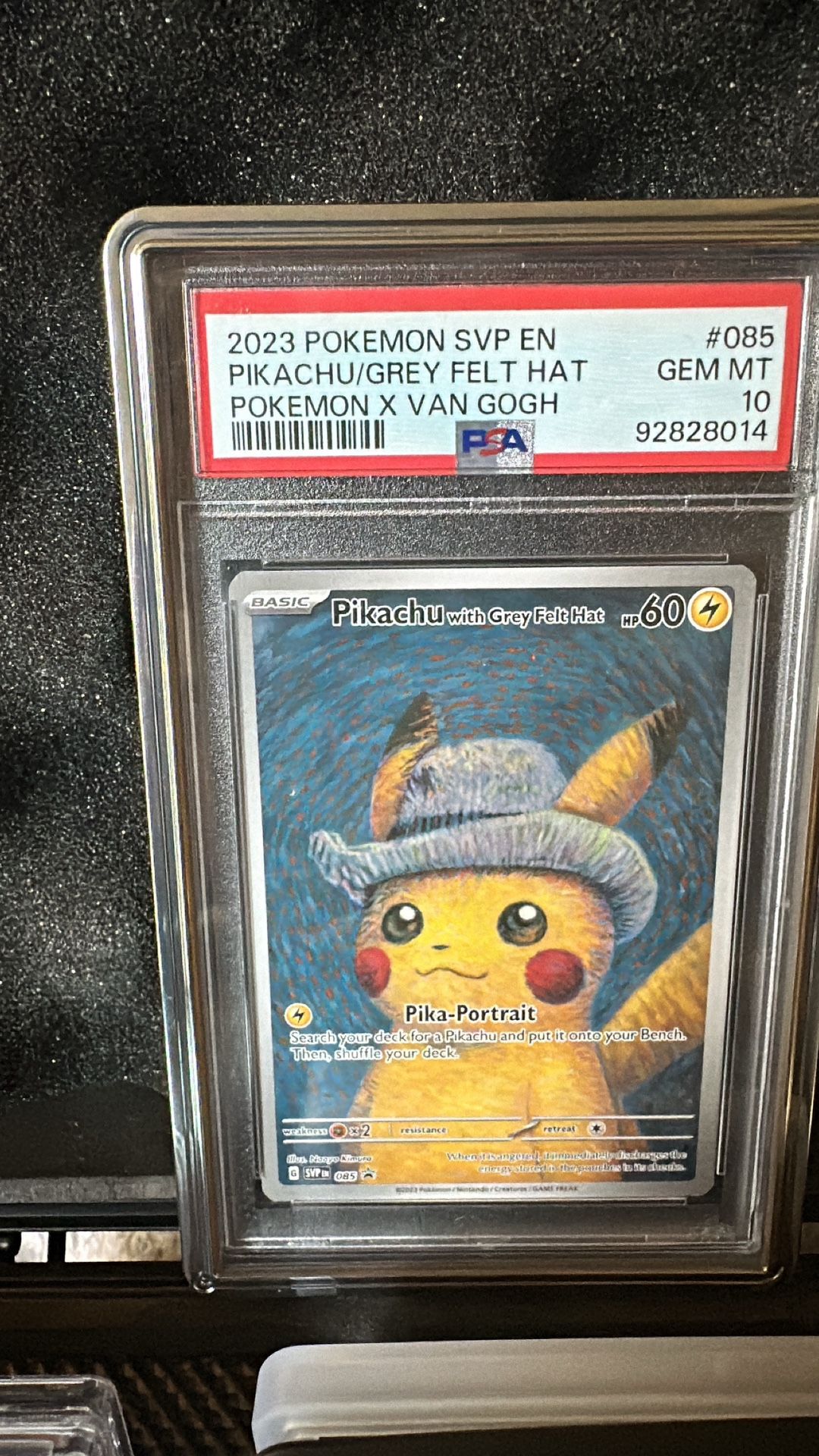 Felt Hat Pikachu PSA 10