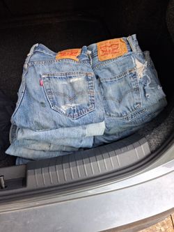 Bundle of Levis 501s