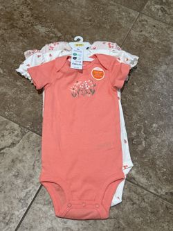 3 Pack 12-month Baby Infant Girls Clothes Onsie