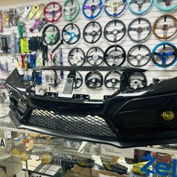 2016-2021 Honda Civic Type R style Bumper 
Fits 2dr. 4dr and hatchback
(Won’t fit Real Type R)

Color Code =NH731P
Black