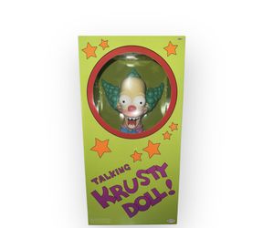 The Simpsons Good and Evil 16" Talking Krusty Pull String Doll Plush