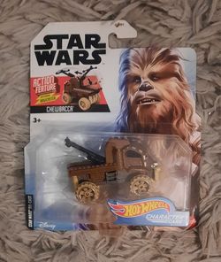 Hot Wheels Star Wars Chewbacca Bowcaster Die Cast
