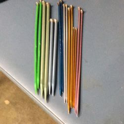 Vintage 8 Pair Of knitting Crochet Needles