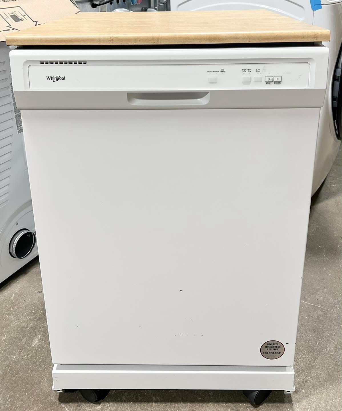 Portable Freestanding dishwasher Whirlpool 24”