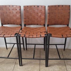 Leather Bar stools 